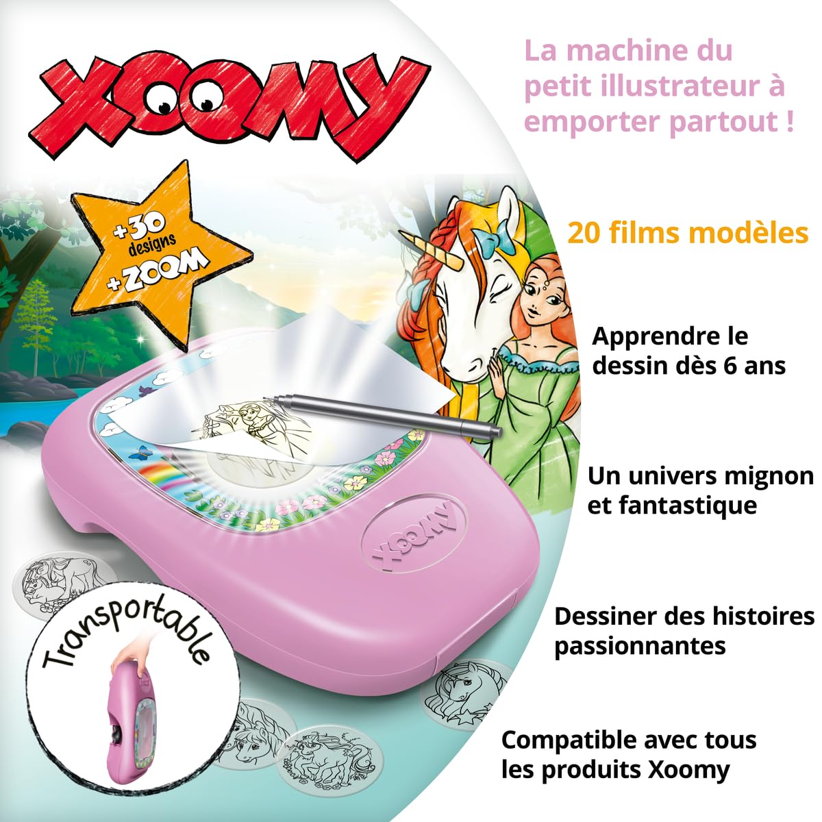Ravensburger Xoomy Licorne Dessin Enfant Loisir créatif Dès 6 Ans Version française