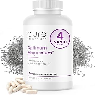 Magnesium Lysinate Glycinate & Magnesium Malate, Made in USA | 4 Month Supply | Chelated for Maximum Absorption, Supports Bone Health & Energy, Non-GMO, 240 Count