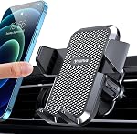 vanva Universal Air Vent Car Mount, [ Big Phones & Thick Case Friendly ] Cell Phone Holder for Car Hands Free Clamp Cradle Vehicle fit for All Apple