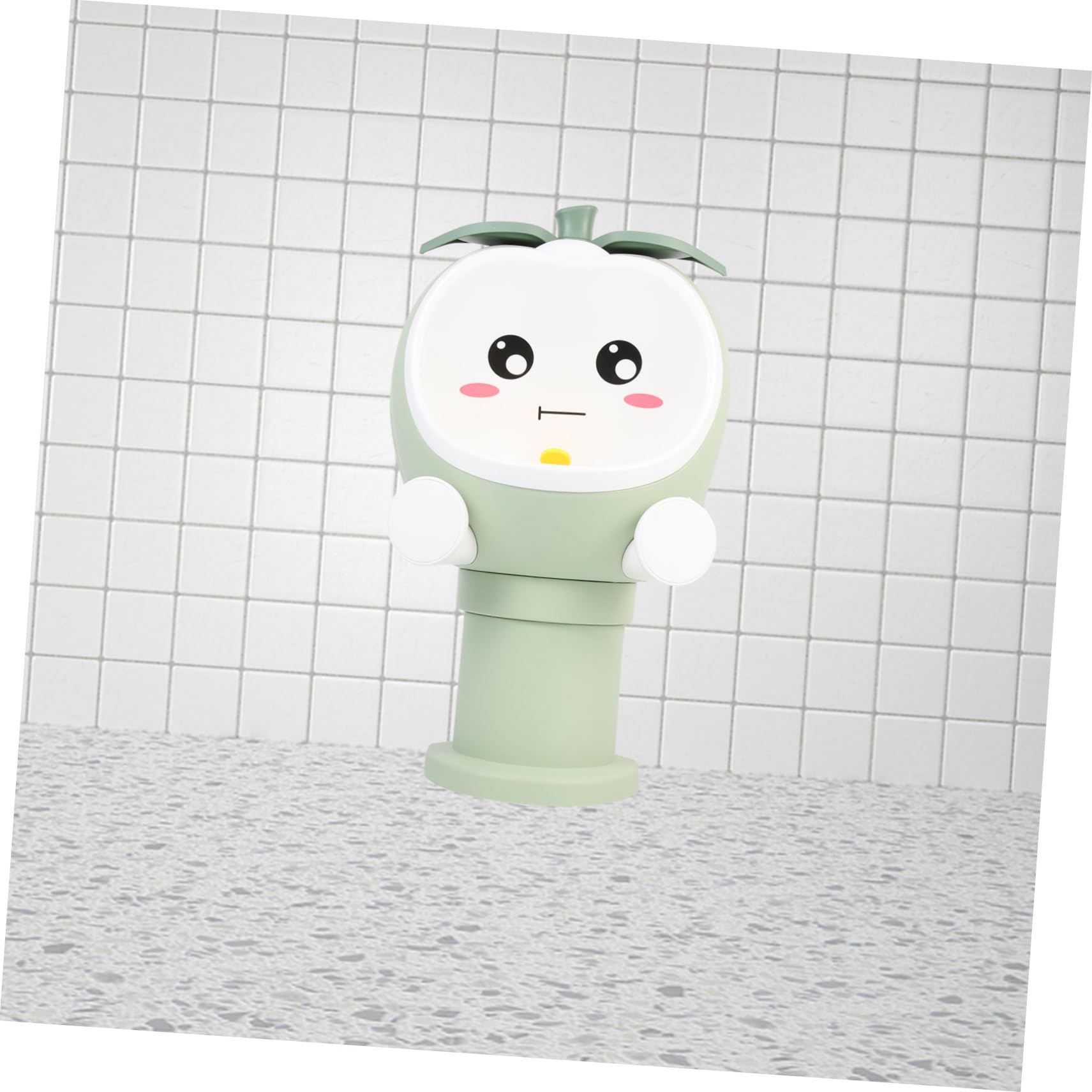 Jungen Urinal für Kleinkinder, Töpfchen fürs Training, Grün | Kunststoff, Cartoonartige Form, Vergrößerte Tiefe Wanne, Integriertes Windrad gegen Spritzer