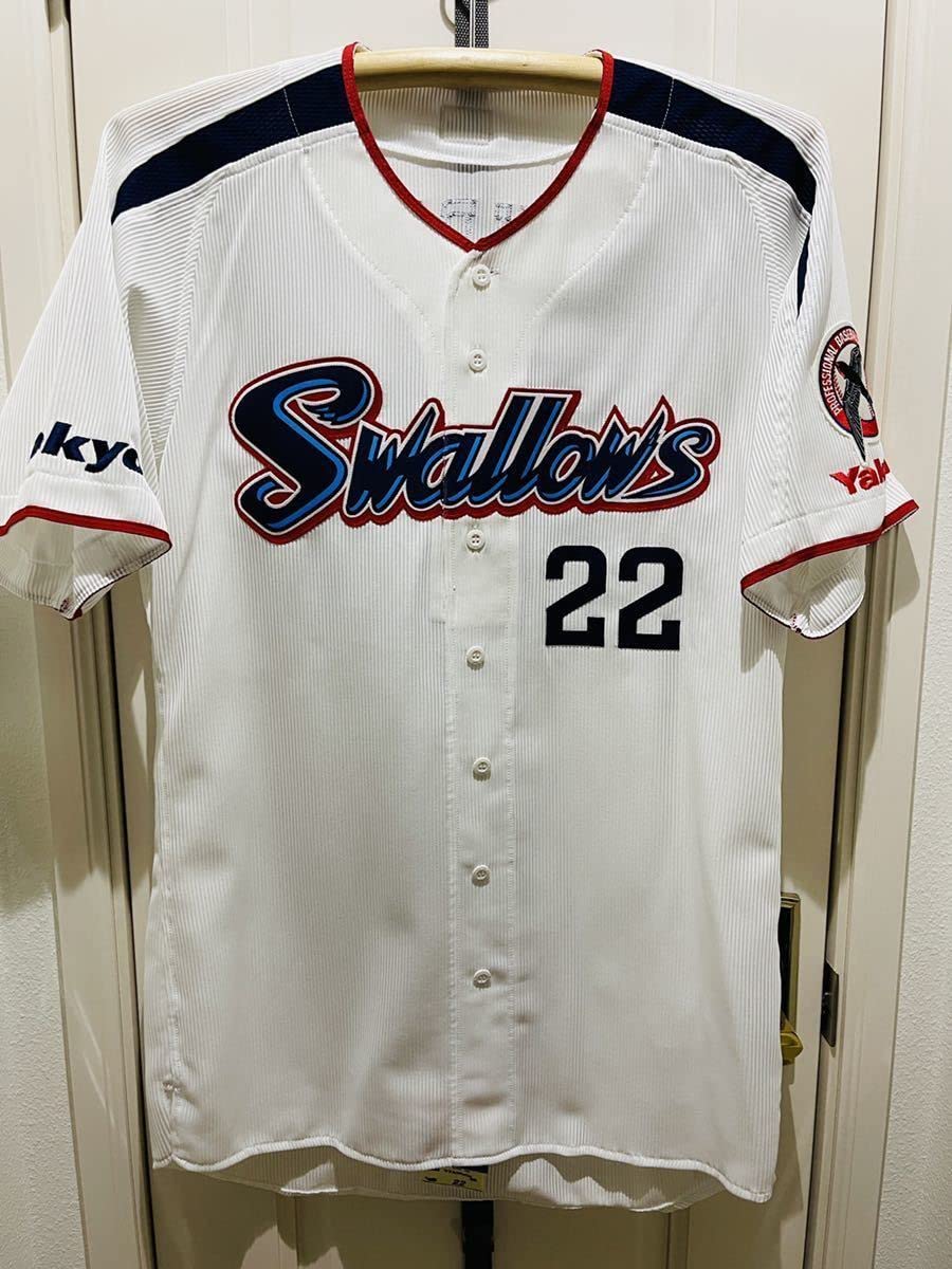 東京ヤクルトスワローズ #22 増渕竜義 レプリカユニフォーム ビジター F ZETT (ゼット) 東京ヤクルトスワローズ 背番号22 増渕 竜義 レプリカ