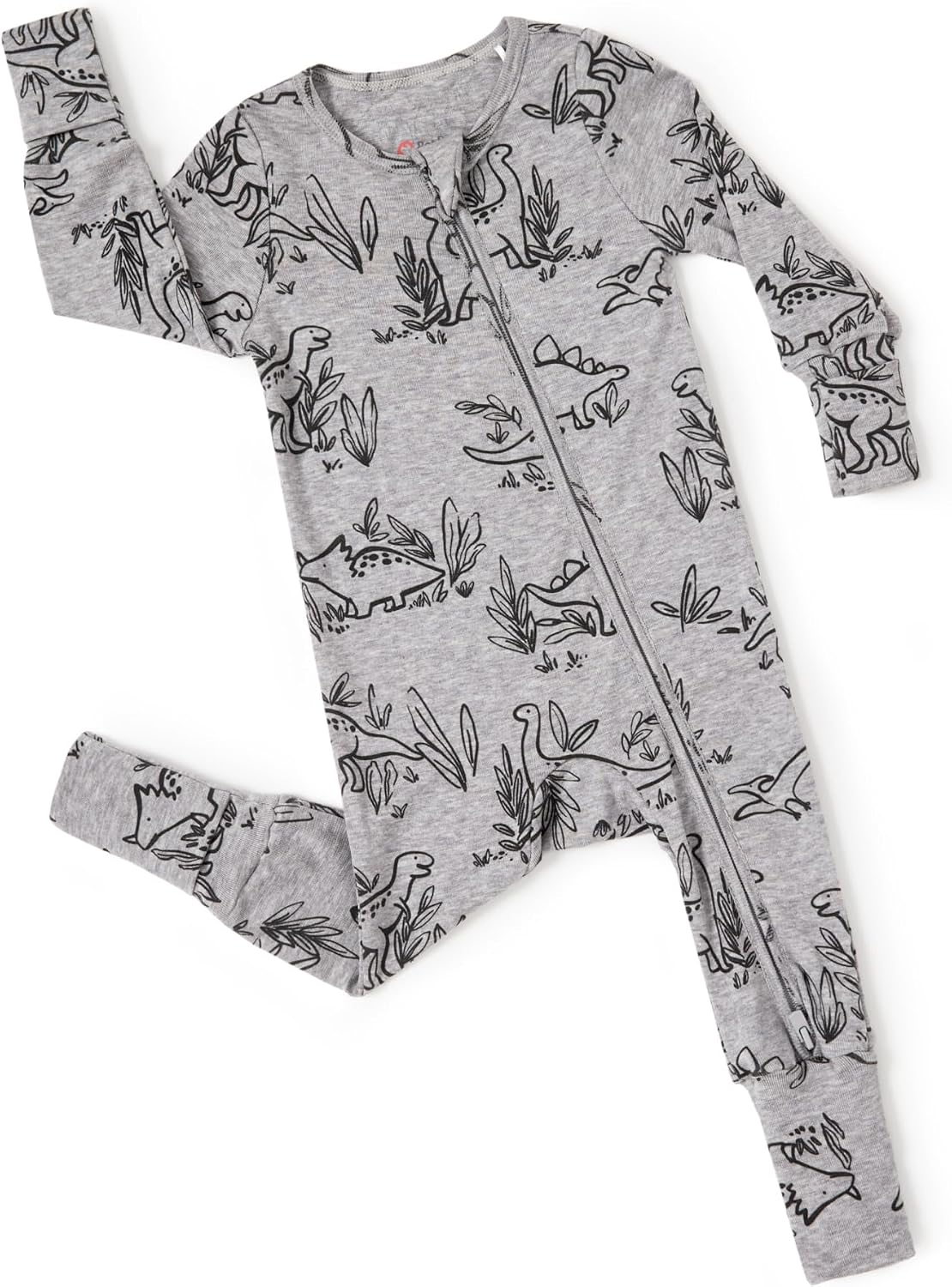 PATPAT Baby Clothes with Premium Soft Wool, Footie Pajama for Baby Boy Girl, Tencel Lyocell Romper Sleeper with 2-Way Zipper