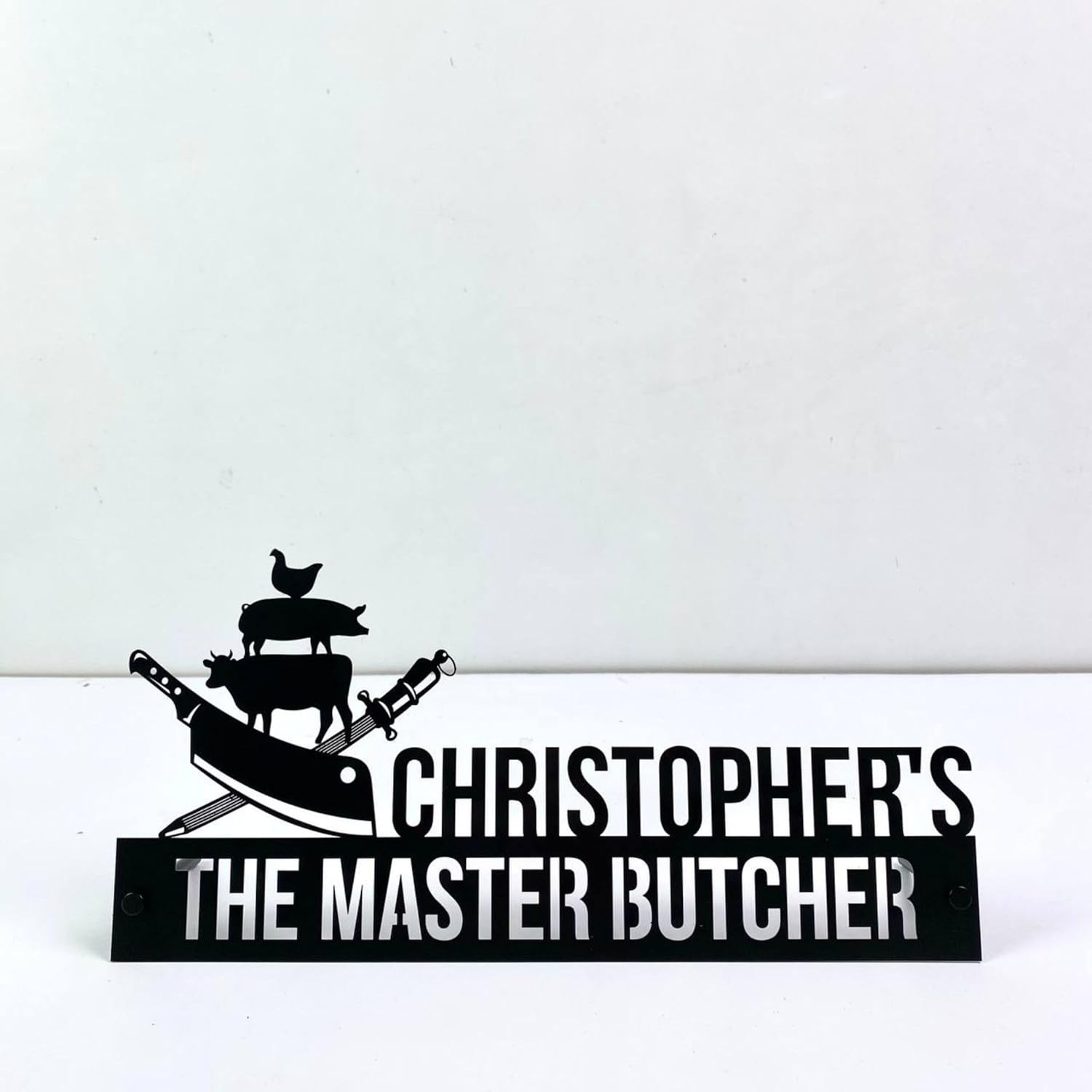 Personalized Engraved Metal And Wood Desk Name Plate, Custom Plaque With Dinosaur Design, Office Nameplate, Professional Decor, Gifts For Dino Lovers, Kids, Christmas