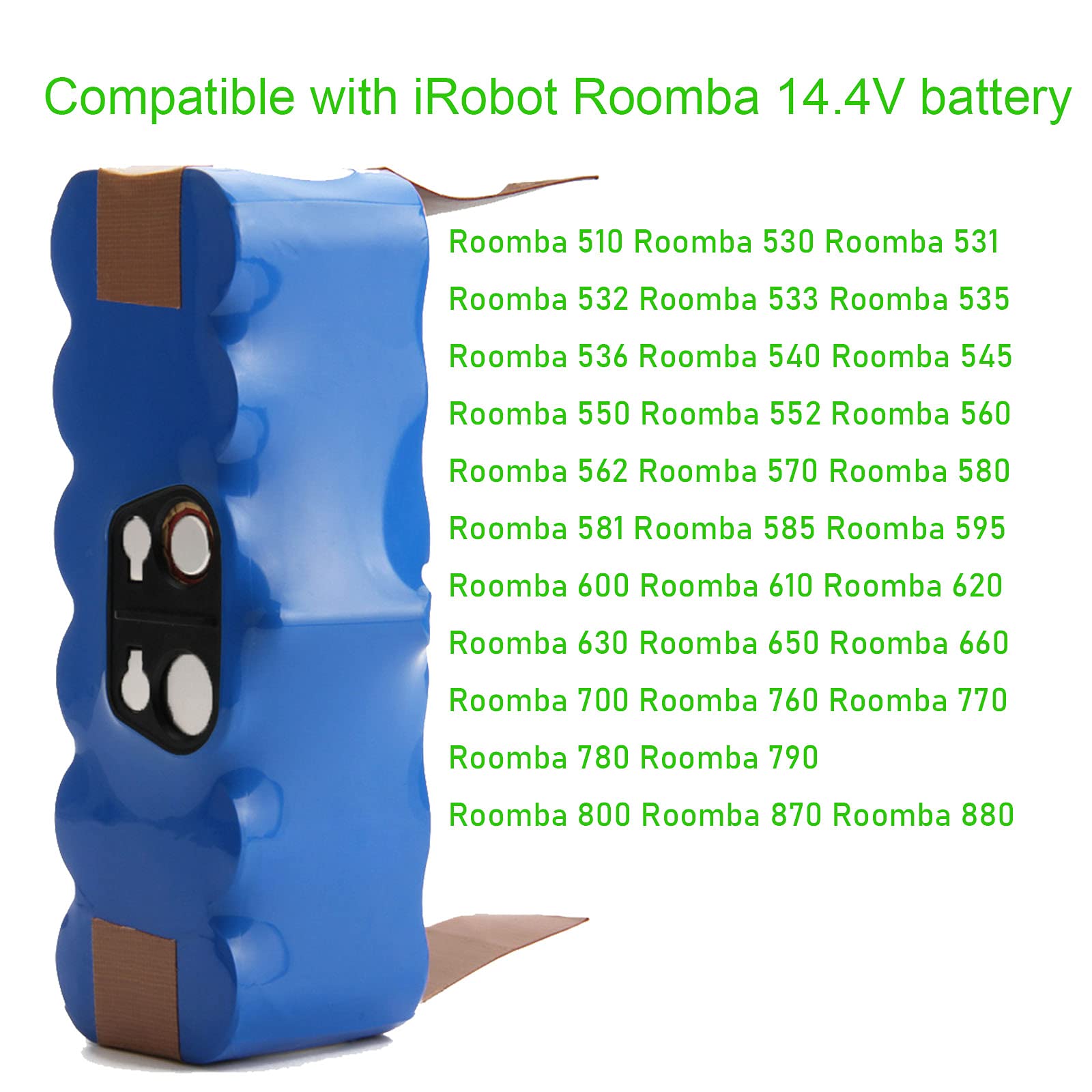 Irobot Roomba Akku Original Dosctt 4,8 Ah NI-MH Ersatz Für IRobot Roomba 14,4 V Akku R3 500 600 700 Irobot Roomba Ersatzakku