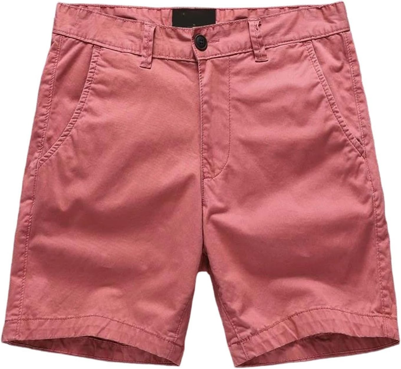 Men's Summer Solid Color Cargo Shorts Casual Lightweight Shorts with Pockets for Daily Wear