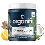 Organifi Green Juice - Powder Supplement with Organic Spirulina, Ashwagandha, and Chlorella - Helps Achieve Fitness Goals and Reduce Cortisol Levels, 30-Day Supply