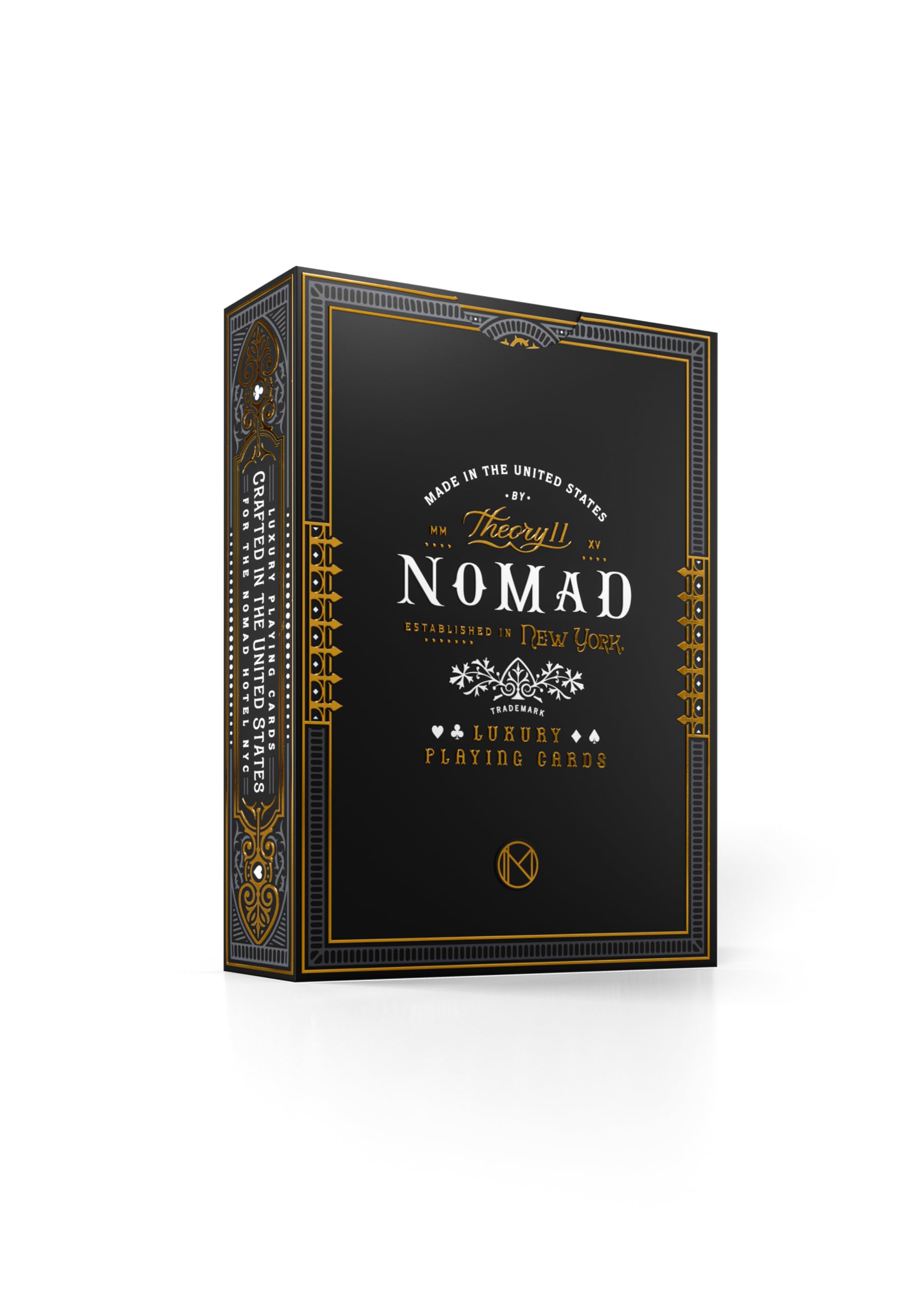 theory11 NoMad Playing Cards , Black, 3.5 x 2.6 x 0.7"
