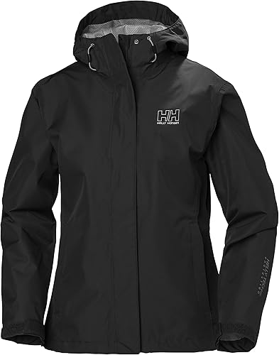 Helly Hansen Chaqueta de Lluvia Seven J para Mujer Impermeable, Resistente al Viento y Transpirable con Capucha