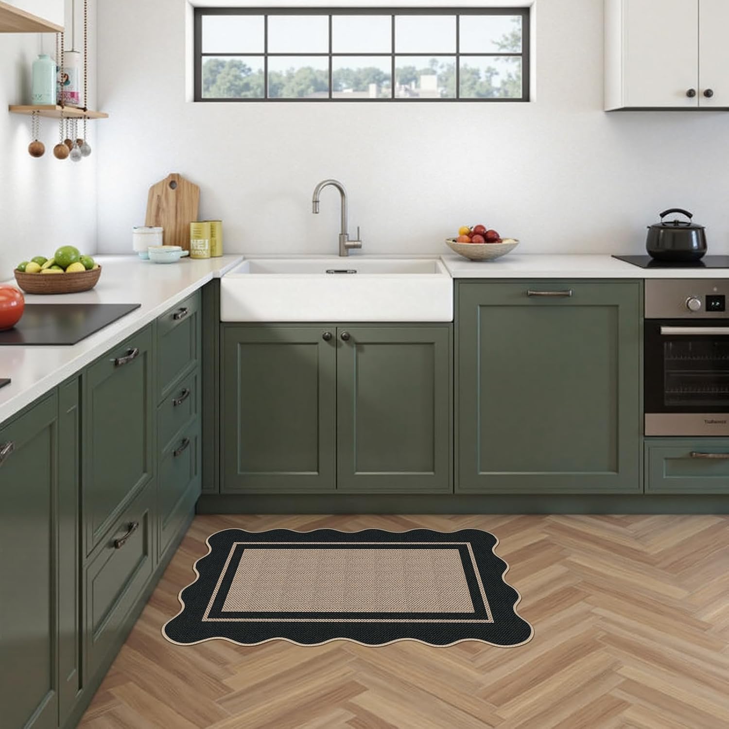 Easy Jute Entryway Rug 20"x32", Brown Small Indoor Outdoor Carpet, Washable Non-Slip Floor Mat for Entryway, Kitchen, Porch