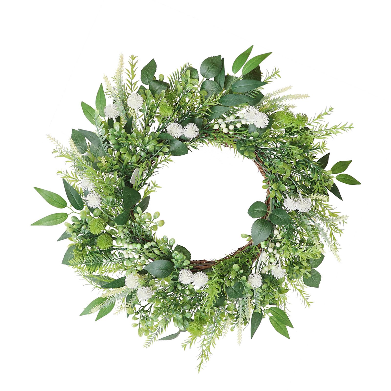 Couronne de printemps pour porte entrée et décoration mariage Morain 23,6"