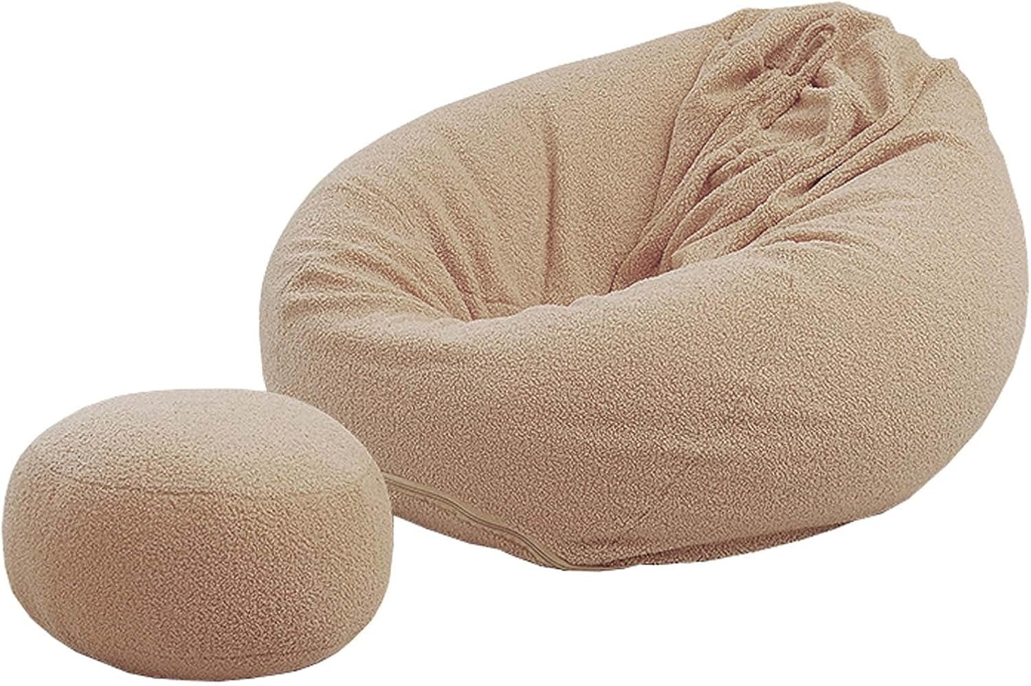 Lazy Bean Bag Sofa,Stuffed Epp Particles, Washable Indoor Outdoor Beanbag Chair, Living Room Gamer Bean Bags,90x100cm