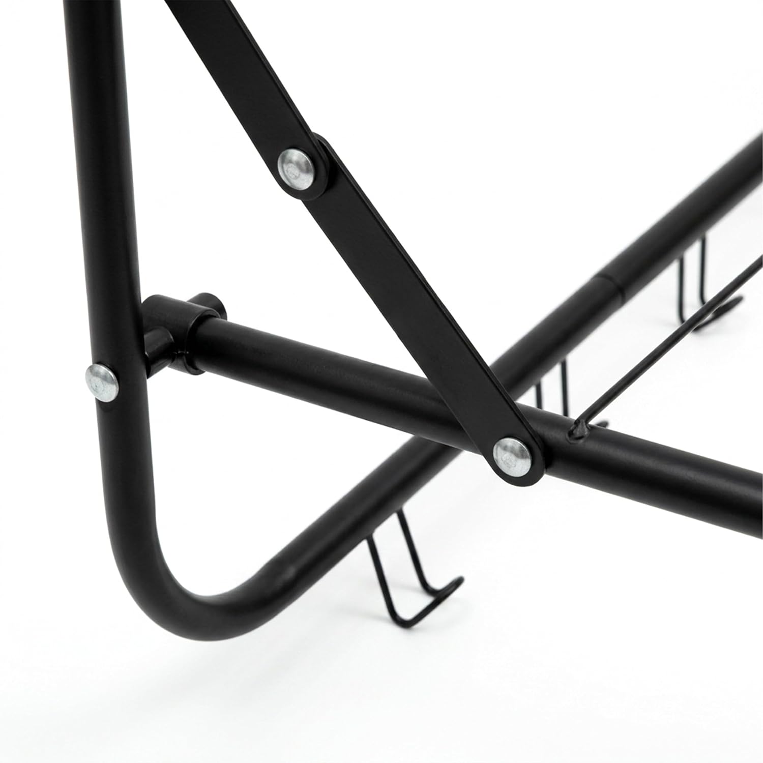 Relaxdays Clothes Airer Door Hanging 2.4m Drying Length Black