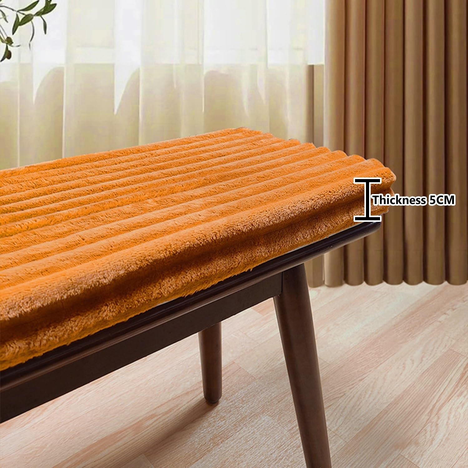 Indoor Bench Cushion Seat Pad 100cm X 40cm 150cm 2/3 Seater