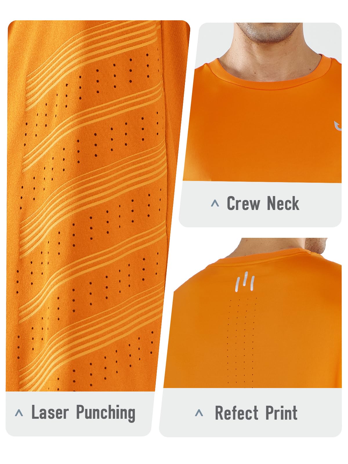 NORTHYARD Camisetas deportivas de manga larga para hombre, de secado rápido, para entrenamiento, gimnasio, ligera, UPF 50+, pesca, senderismo, protección contra erupciones