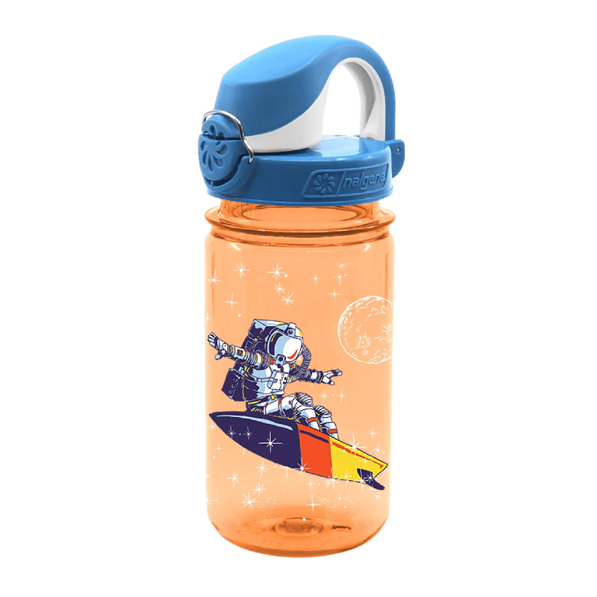 Sustain Tritan BPA-Free Kids On The Fly Water Bottle Made with Material Derived from 50% Plastic Waste, Leak Proof, Durable, BPA Free, Carabiner Friendly, Reusable, 12 oz