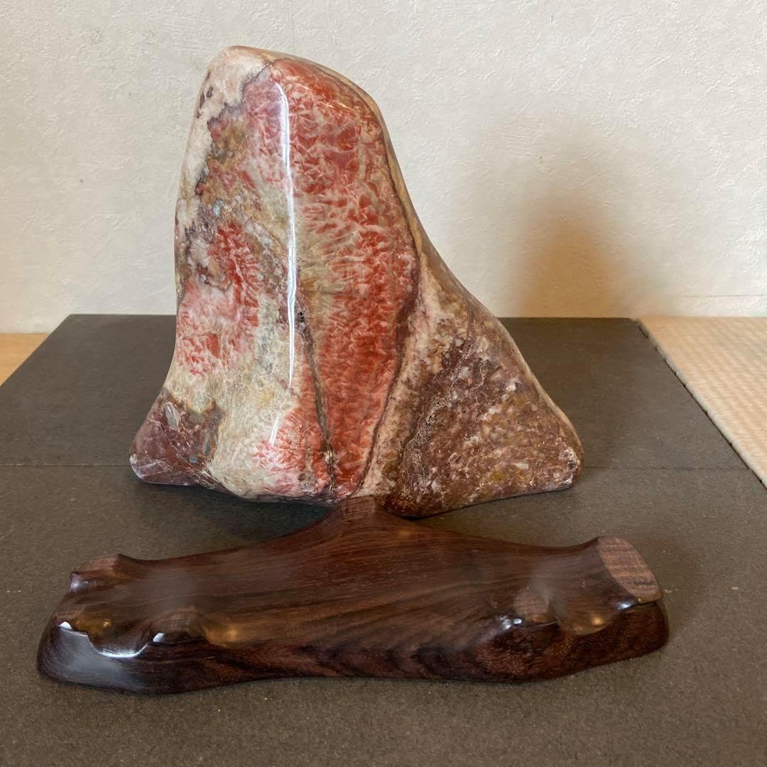 紅更紗石 紅孔雀石、鑑賞石☆ 銘【紅孔雀】〜極稀有な