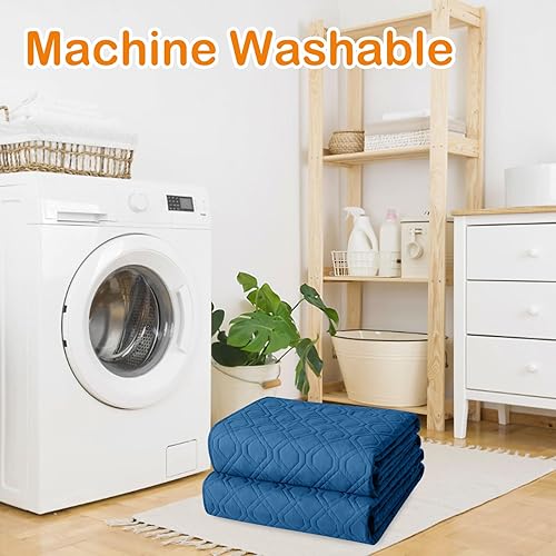 Miniatura 7 de hyha - Cobija o funda de sofá impermeable para cama o mueble para perro o mascota, suave, impermeable, reversible y lavable, 52 x 82 pulgadas, azul