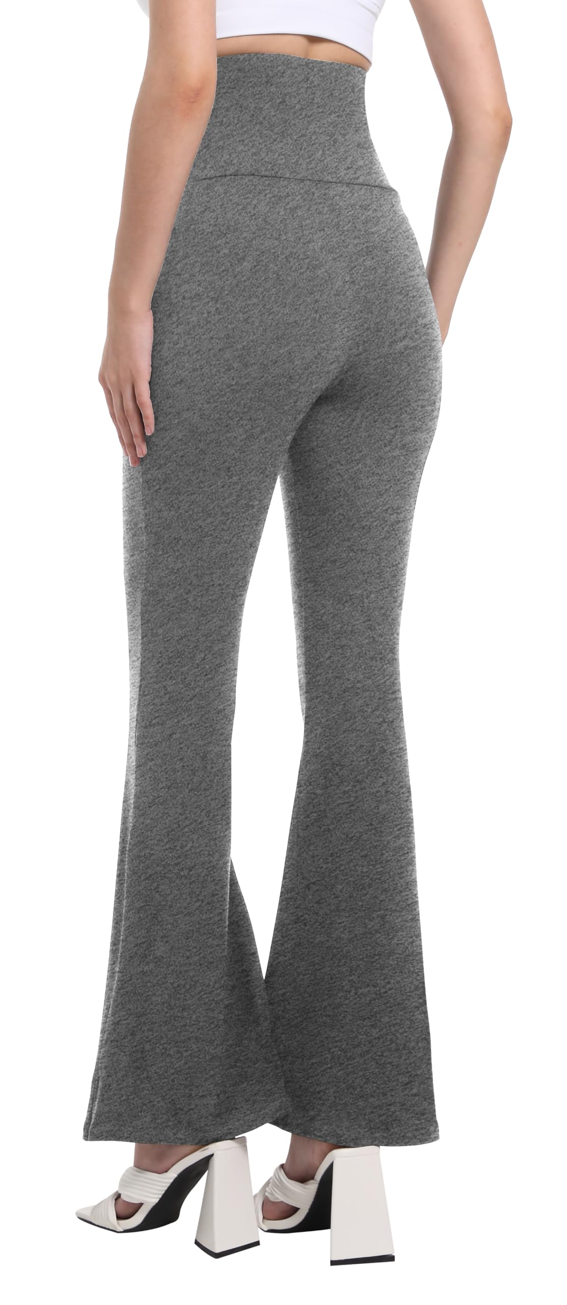 Leggings da donna per gravidanza, per maternità, yoga, opachi, elasticizzati sulla pancia, pantaloni premaman