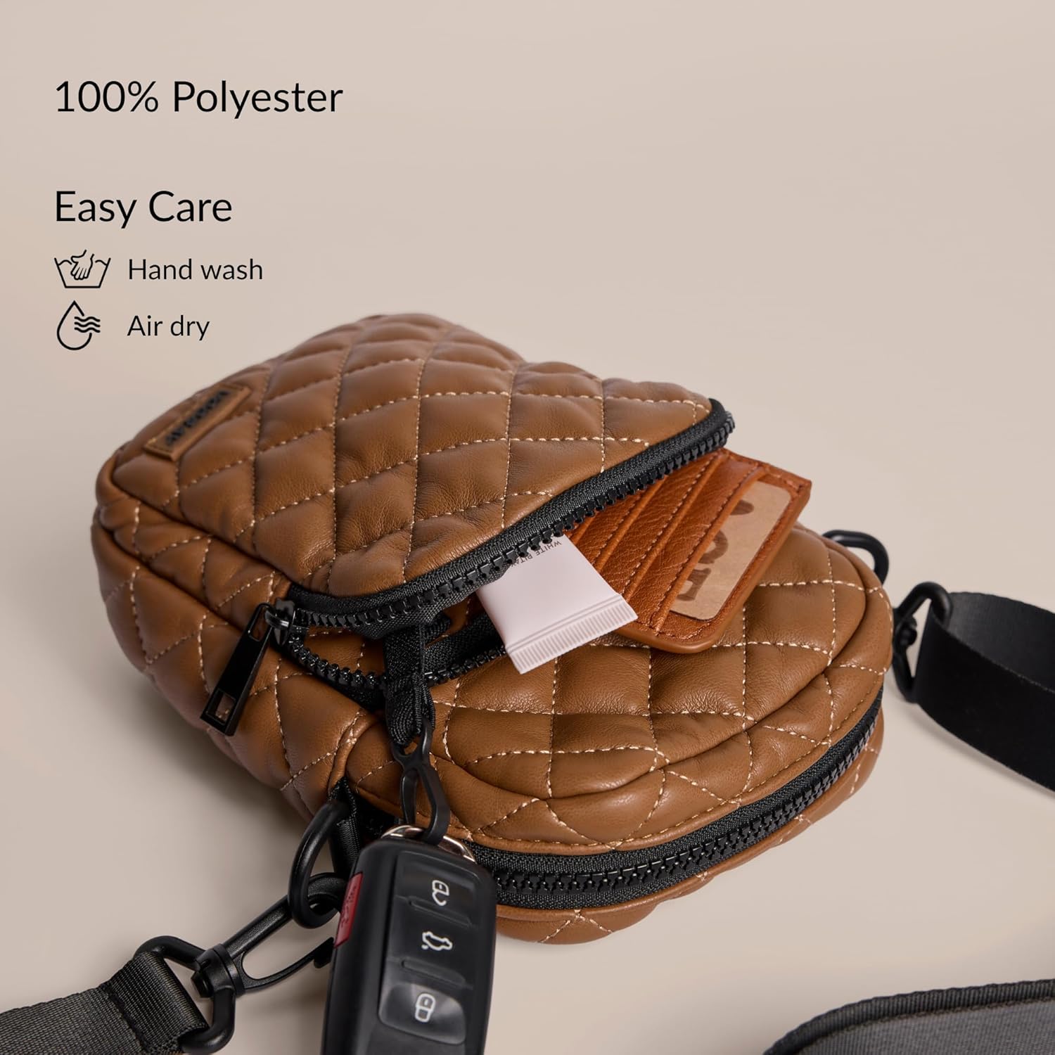 VOORAY 1L Lightweight Core Crossbody Bag – Adjustable Belt Bag for Gym & Travel