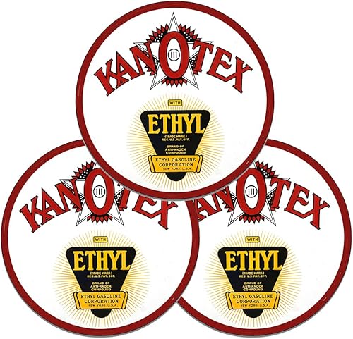 Miniatura 248 de Brotherhood Letrero de gas vintage de reproducción de letreros de metal vintage, letrero redondo de metal para garaje y hogar, 8 pulgadas de Nourse