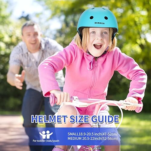 Vista 20 de Kids Helmet Toddler Bike Helmets for Ages 2-3-5-8-14 Years Kids Girls Boys Youth, Adjustable Multi-Sport Helmet for Skateboard Cycling Scooter Azul