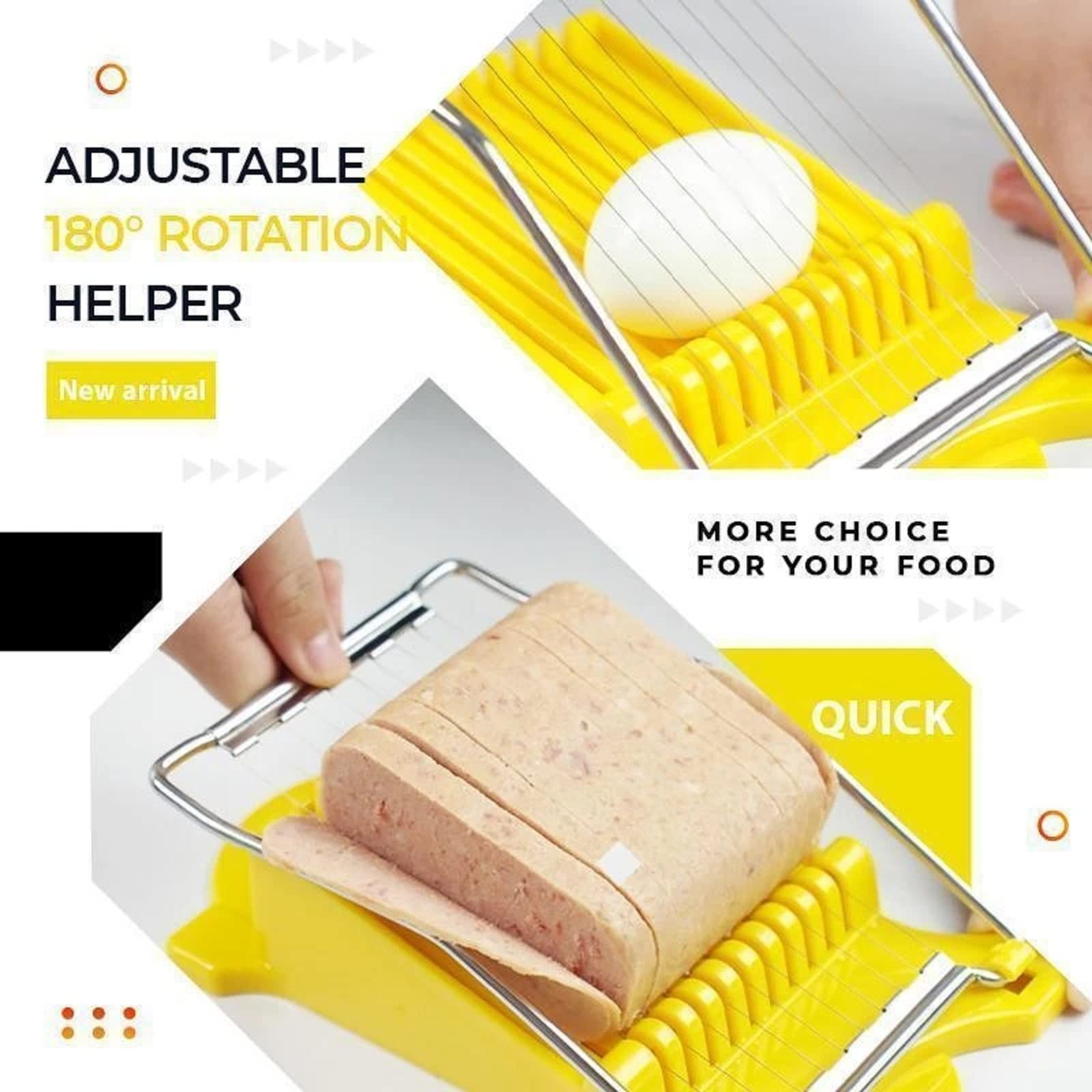 Amazon | CNFZLIYUER ステンレススチール フードスライサー イエロー