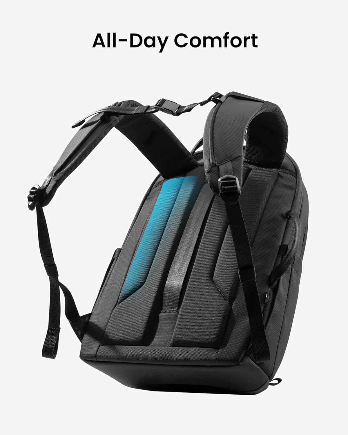 tomtoc 16-Inch Laptop Backpack, 22L Lightweight Daypack, Protective Organised Work Bag for Office, Daily Commute, Weekends & Everyday Carry - Image 7