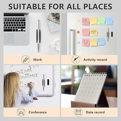 Miniatura 7 de Paquete de 10 soportes adhesivos para bolígrafos para escritorio, soporte de silicona para aula, accesorios para profesores y estudiantes,