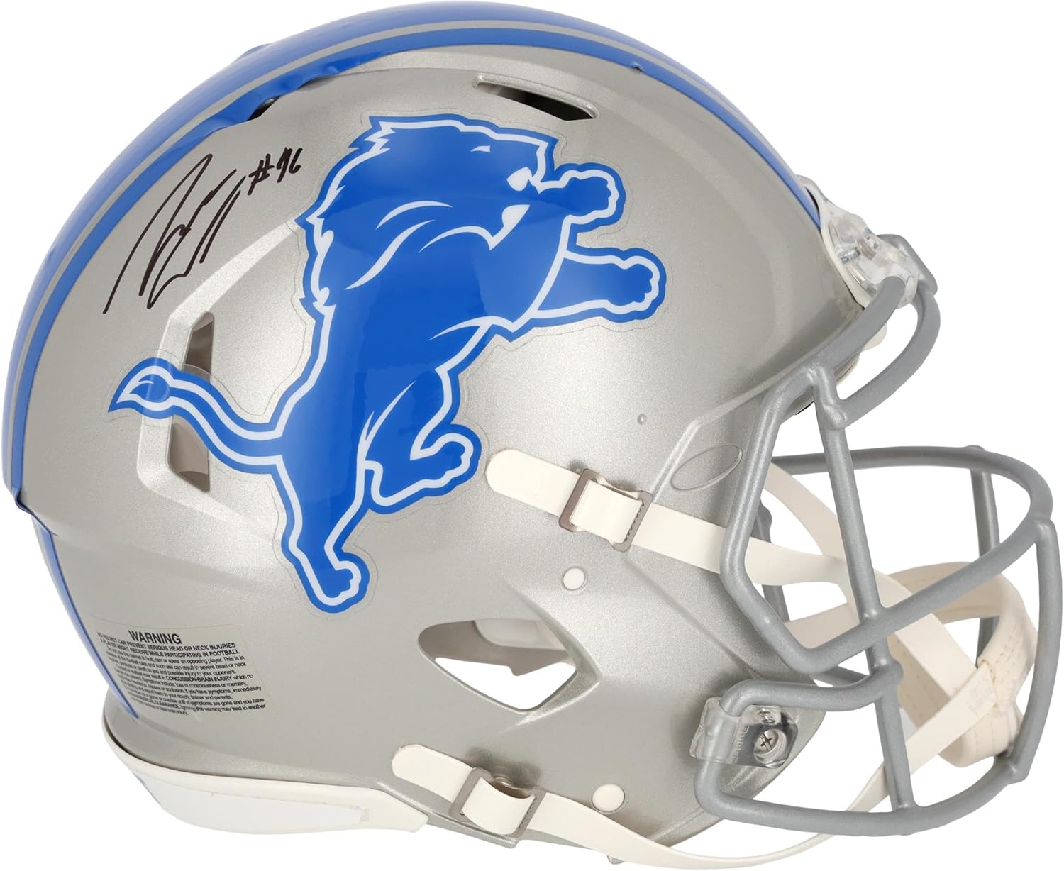 Jack Campbell Detroit Lions Autographed Riddell Speed Authentic Helmet - Autographed NFL Helmets