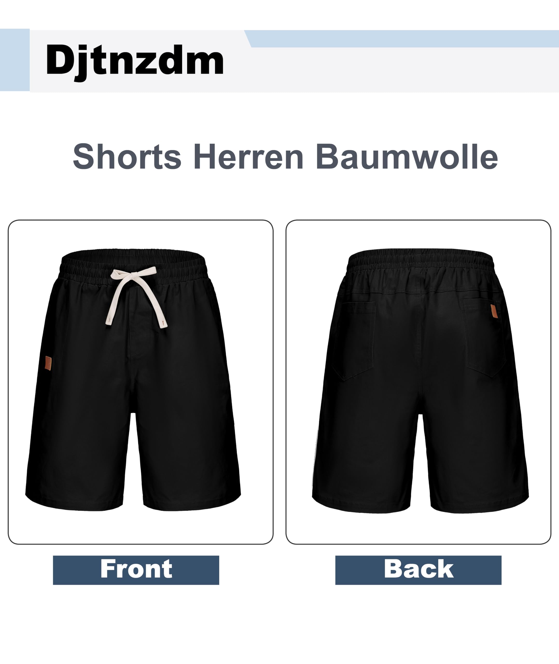 Djtnzdm Pantaloncini Uomo Estivi Bermuda Uomo Cargo Shorts Cotone Uomo Pantalone Corto con Tasche