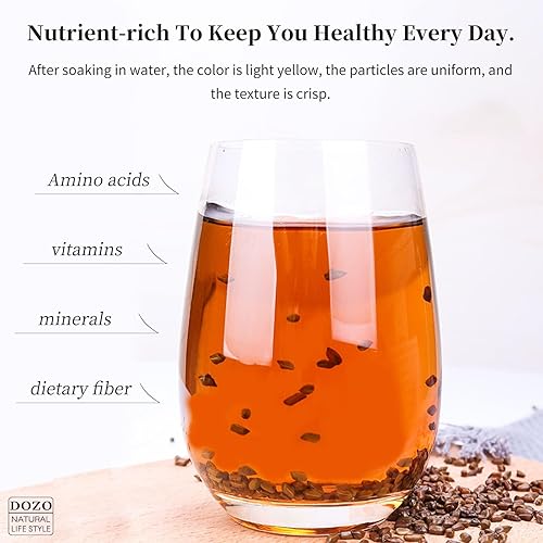Miniatura 2 de DOZO Cassia Seeds Tea Semillas de Cassia 24.7 oz/700 g Té Cassia transparente mejora la visión Jue Ming Zi Medicina herbaria china