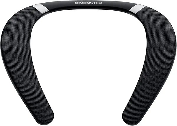 Monster Boomerang Neckband Bluetooth Speaker, Neck Speaker Bluetooth Wireless, 12H Playtime, True 3D Stereo Sound, Portable Soundwear, IPX7 Waterproof, for Home Sport Outdoor