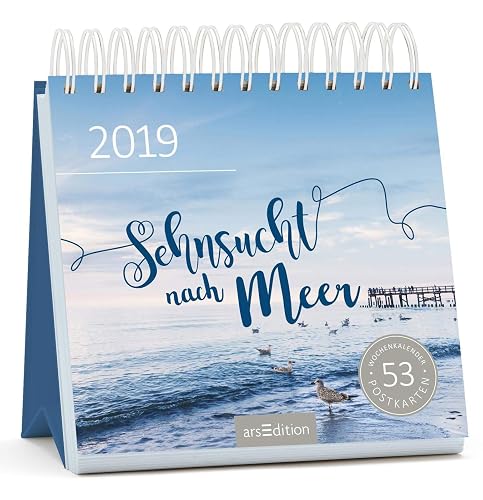 Sehnsucht nach Meer 2019: Postkartenkalender