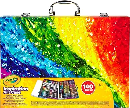 Amazon.com: Crayola Inspiration Art Case Coloring Set - Space (140ct ...