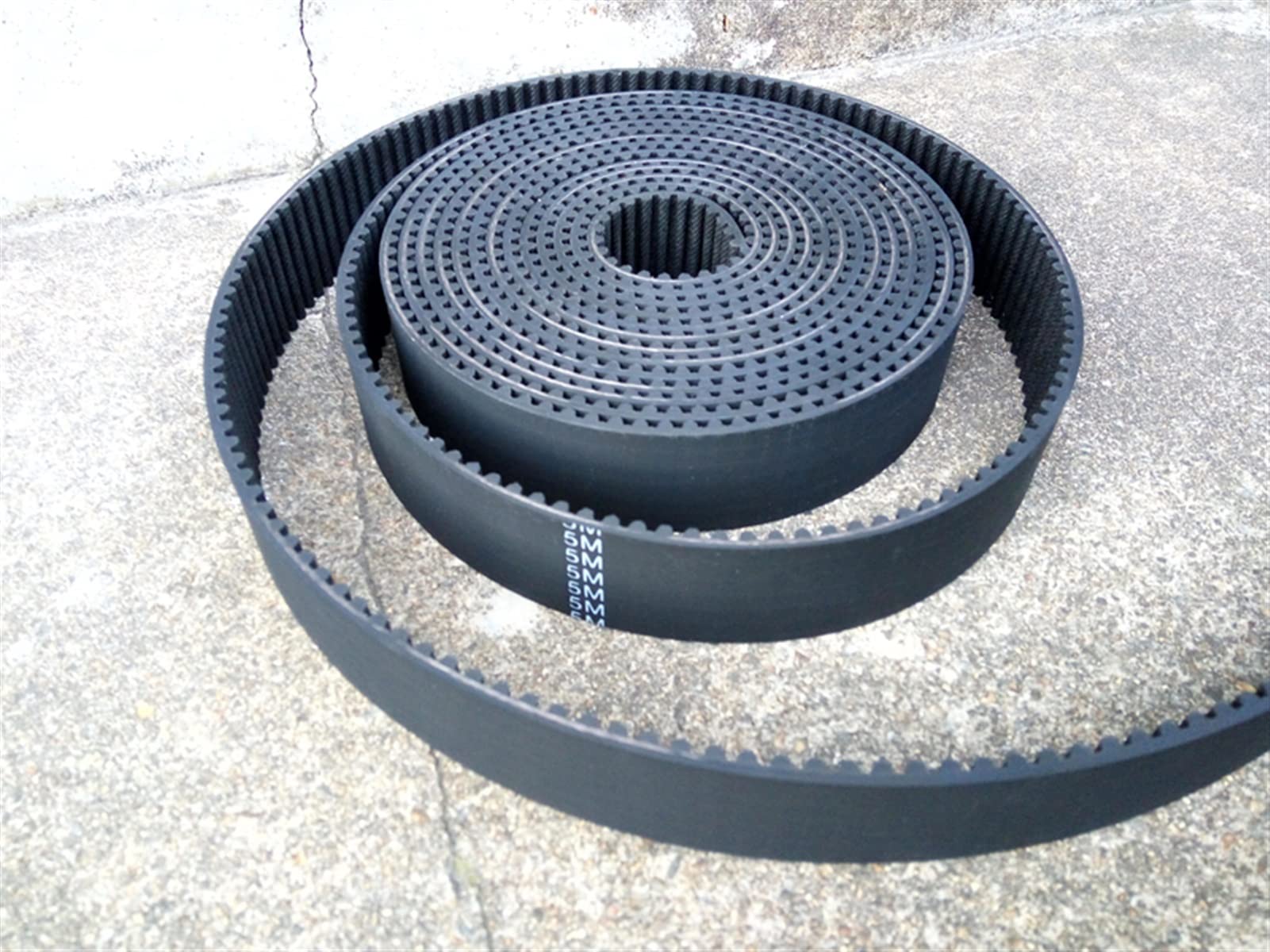 Zkenshan-3D Printer Timing Belt 10 Meters HTD 5M Timing Belt Width 9 15 20 25mm Arc Tooth Pitch 5mm Synchronous Rubber Open Ended CNC 3D Engraving Machine HTD5M, Synchronous Belts (Width : 9mm)