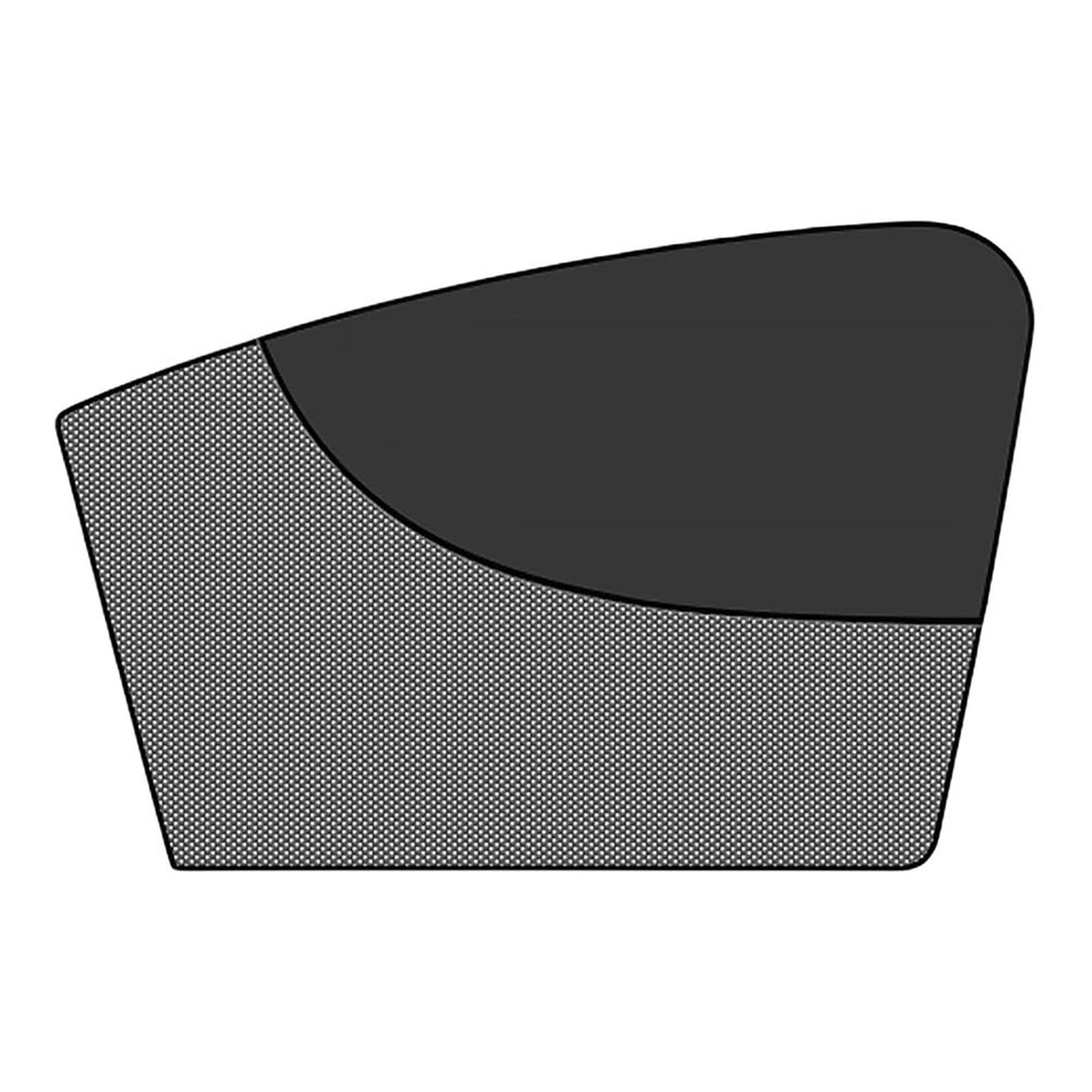 Protector De Malla De Doble Capa Con 10 Imanes Película Protectora Magnética Negra Para Ventana Coche Cortina De Vidrio Parasol Coche Magnético(Right)