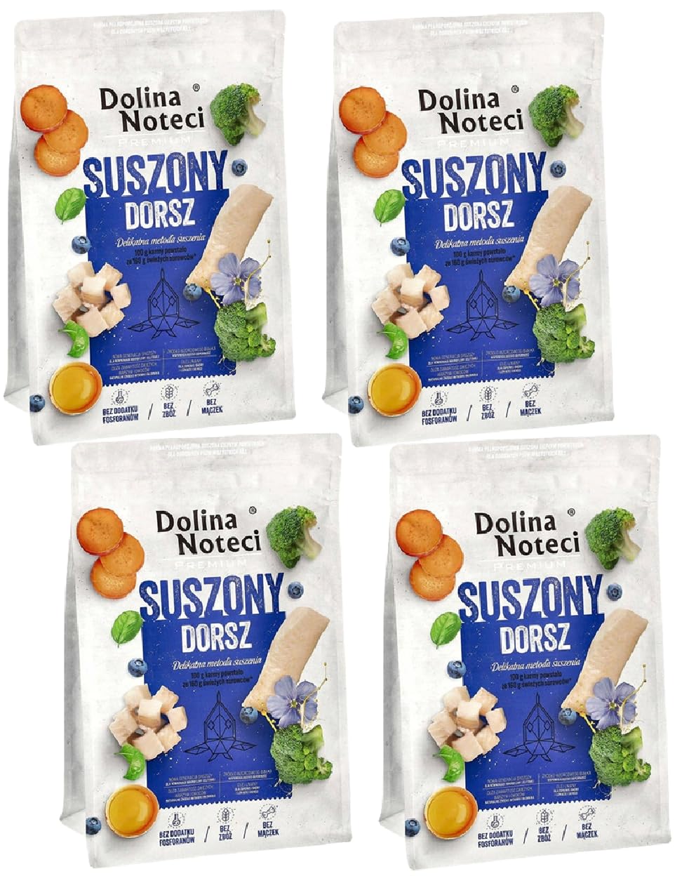 Dolina Noteci Premium sucha karma dla psa z dorszem 4x 3kg