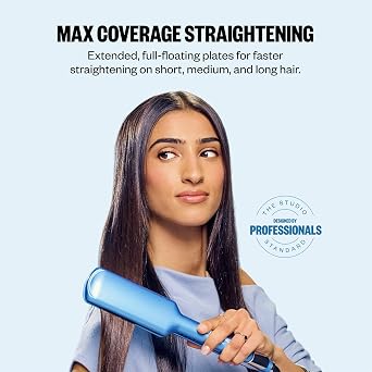 BabylissPRO Nano Titanium Ultra-Sleek Hair Straightener, Flat Iron for All Hair Types