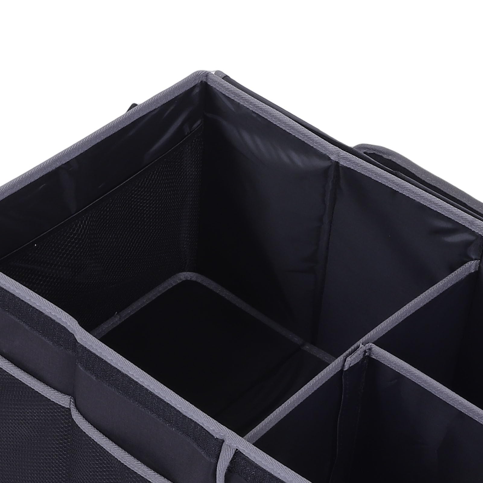 Organizzatore per Bagagliaio per Auto, Contenitore Impermeabile Multiscomparto per Campeggio e Viaggi su Strada 60x32x24 Cm