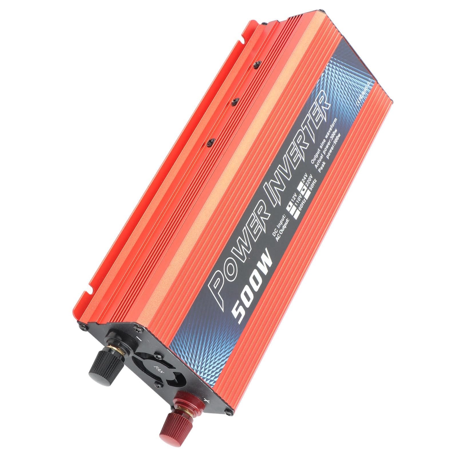 Przetwornica Napięcia Sinusoidalnego 500W w Samochodzie DC 12V na AC 110V z Portem USB i Wentylatorem Chłodzącym do Laptopów na Kempingu i do Użytku Awaryjnego (220V)