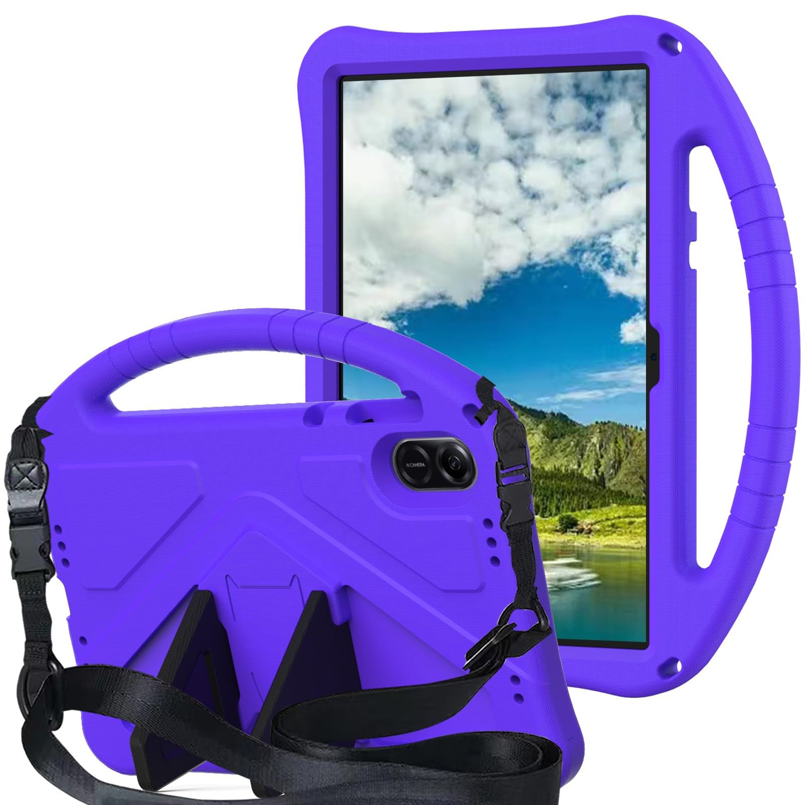 for Honor Pad X9 11.5 inch 2023 Tablet Case for Kids - Durable Lightweight EVA Shockproof Protective Handle Stand Cover for Honor Pad X8 Pro 11.5 inch