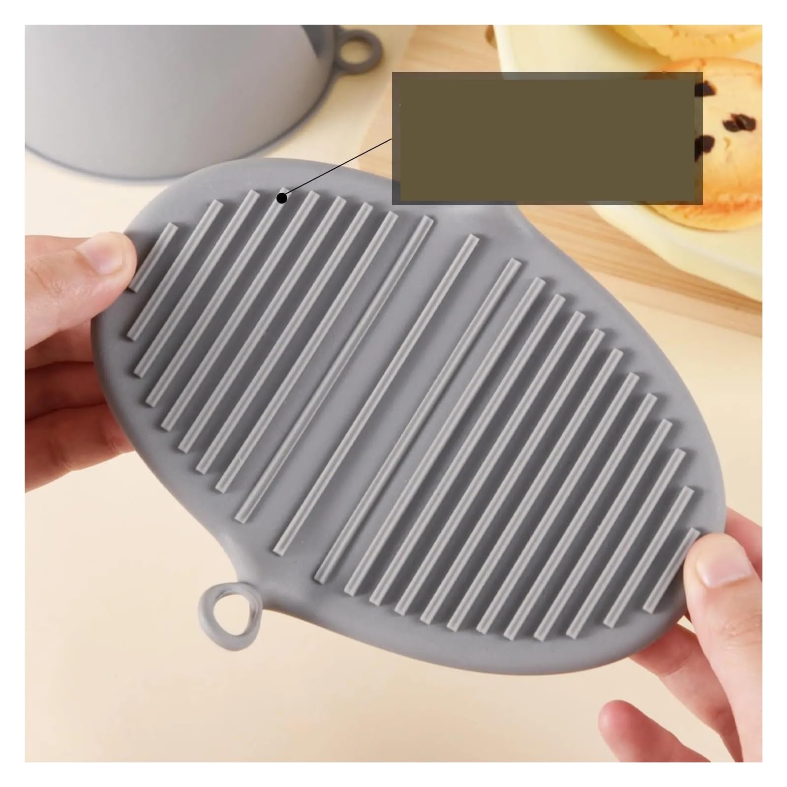 Genérico Mini Guantes de Horno de Silicona, Guantes Pinza Antideslizantes | 10 x 8.5 cm, duraderos, para freidora de aire, BBQ, horneado, cocina, microondas