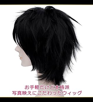 Amazon.co.jp: CaseEden コスプレ ウィッグ ショート 30cm 耐熱