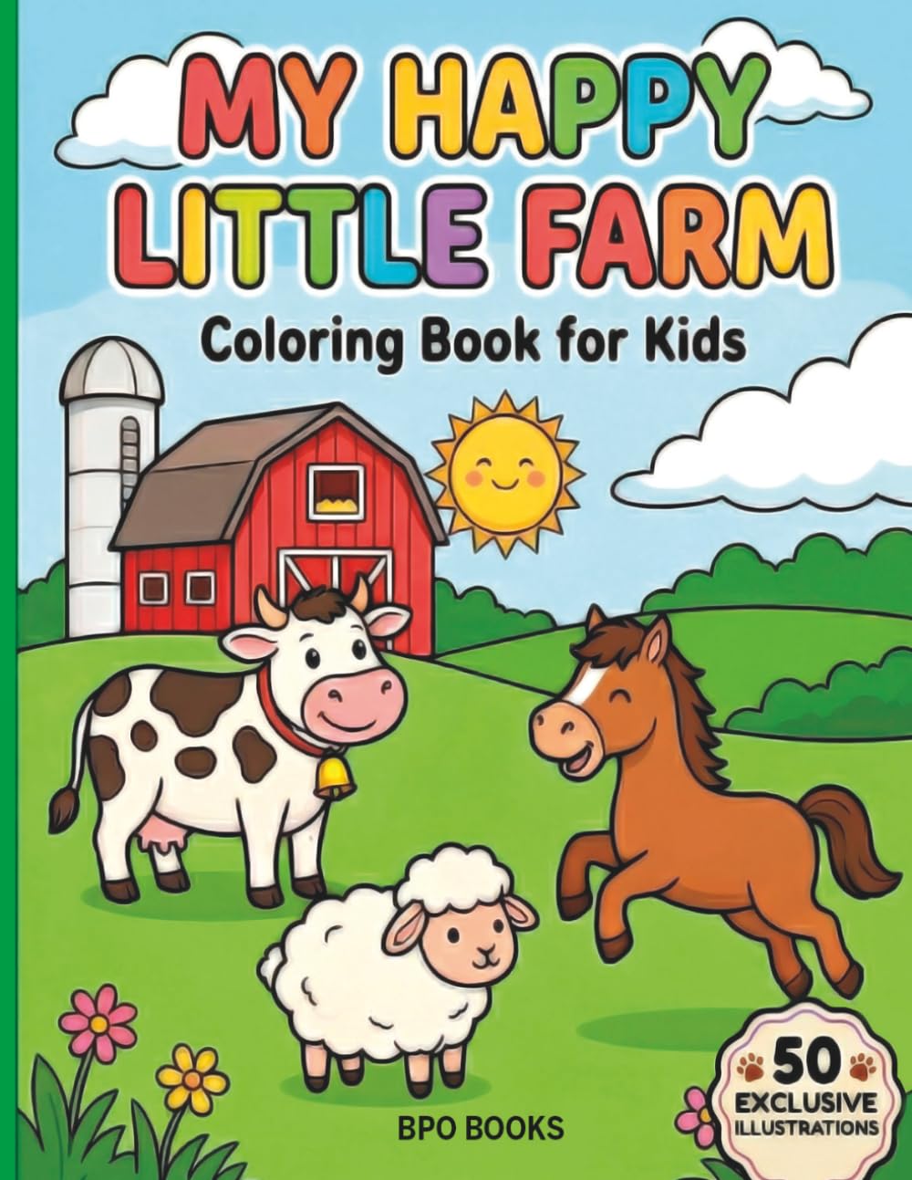 My Happy Little Farm / Coloring Book for Kids