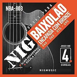 Encordoamento Baixolão 4C Nig Nba803 040-.095 Bronze 80/20