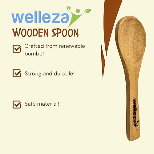 Miniatura 3 de Welleza Sriracha - Cuchara de bambú con salsa picante de chile  Huy Fong 17 onzas de salsa de pimientos orgánicos Sriracha con cuchara de madera