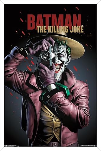 Miniatura 7 de Trends International DC Comics Movie - The Killing Joke - Póster de pared de arte clave, 22.375 x 34 pulgadas, versión enmarcada negra