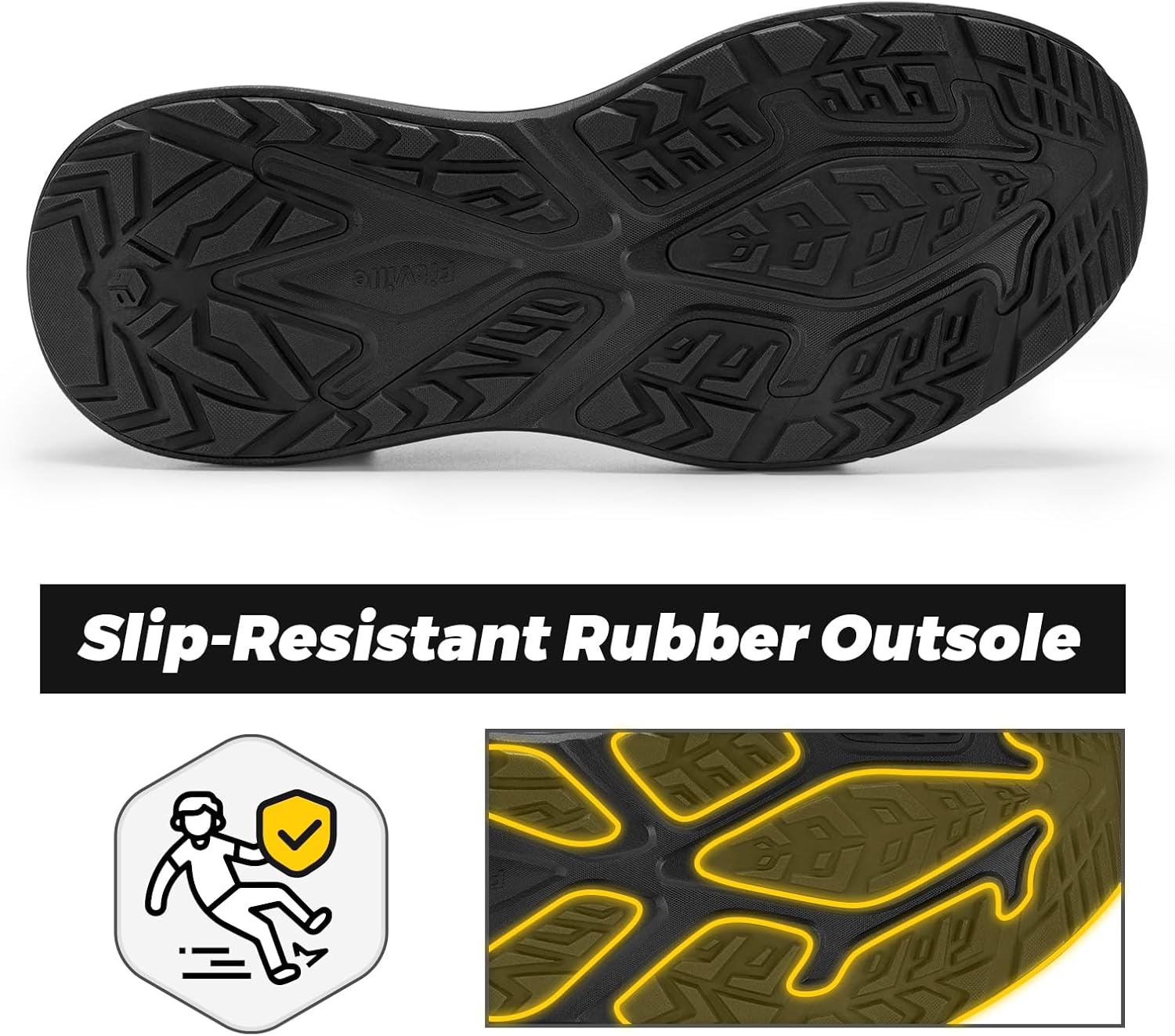 FitVille Wide-Fit Training Shoes for Men, Lightweight Sneakers with Explosive Energy Return & Arch Support for Gym, Walking, and All-Day Comfort, Stride Core Pro V2 - Image 5