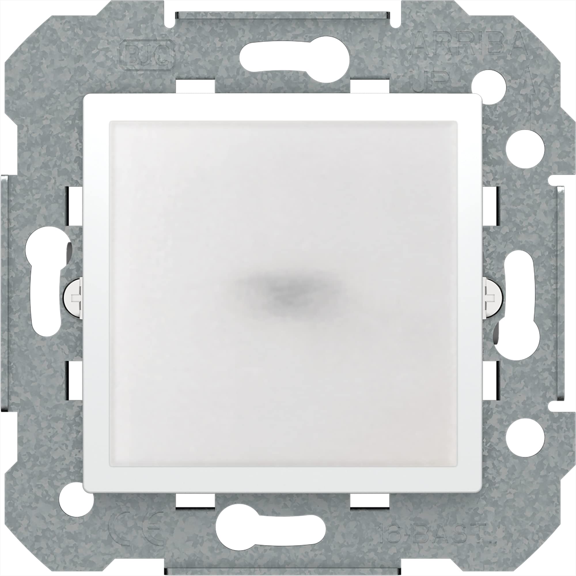 Baliza LED BJC Viva 23531-3 de diseño plano en color blanco y luz cálida de 3000K