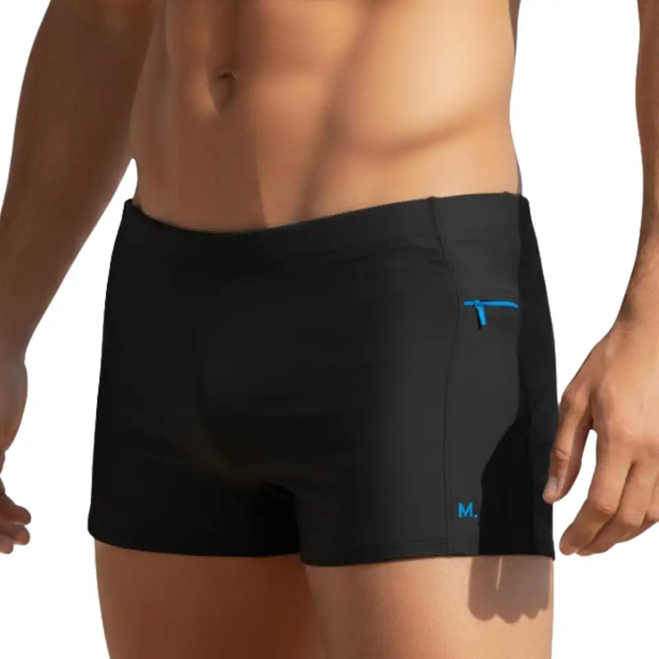 Sunga Boxer Masculina Praia Mash Bolso Zíper Resistente ao Cloro